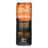 Zevia Zero Calorie Energy Drink - Mango/Ginger - Case of 12 - 12 fl oz