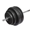 Barbell with Plates Set 132 lb