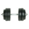 vidaXL 9 Piece Dumbbell Set 33.1 lb