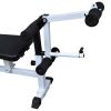 vidaXL Weight Bench with Weight Rack; Barbell and Dumbbell Set 198.4 lb