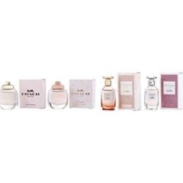 Coach Variety By Coach 4 Piece Mini Variety With Dreams Sunset & Coach Eau De Parfum & Coach Dreams & Coach Floral And All Are 0.16 Oz Mini For Women