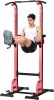 Multi Functional Strength Training Fitness Station Adjustable Height Tilt Bracket Black