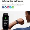 Unisex M6 Fitness Tracker; Smart Watch With Heart Rate Sleep Blood Oxygen Monitor; IP68 Waterproof Watch; Step Calorie Counter Pedometer For Android I