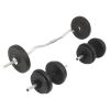 vidaXL Barbell and Dumbbell Set 66.1 lb