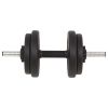 vidaXL Barbell and Dumbbell Set 66.1 lb